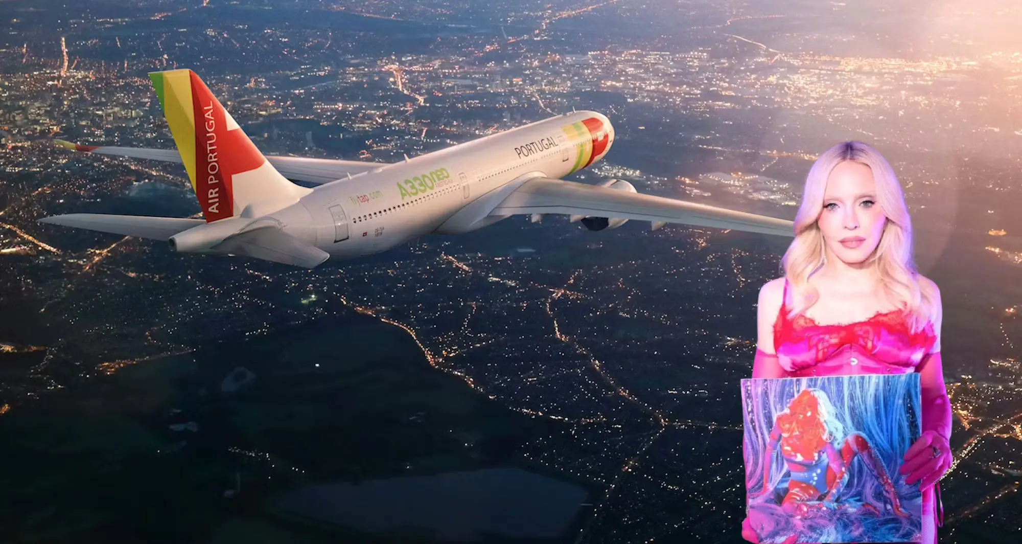 TAP plane and Madonna