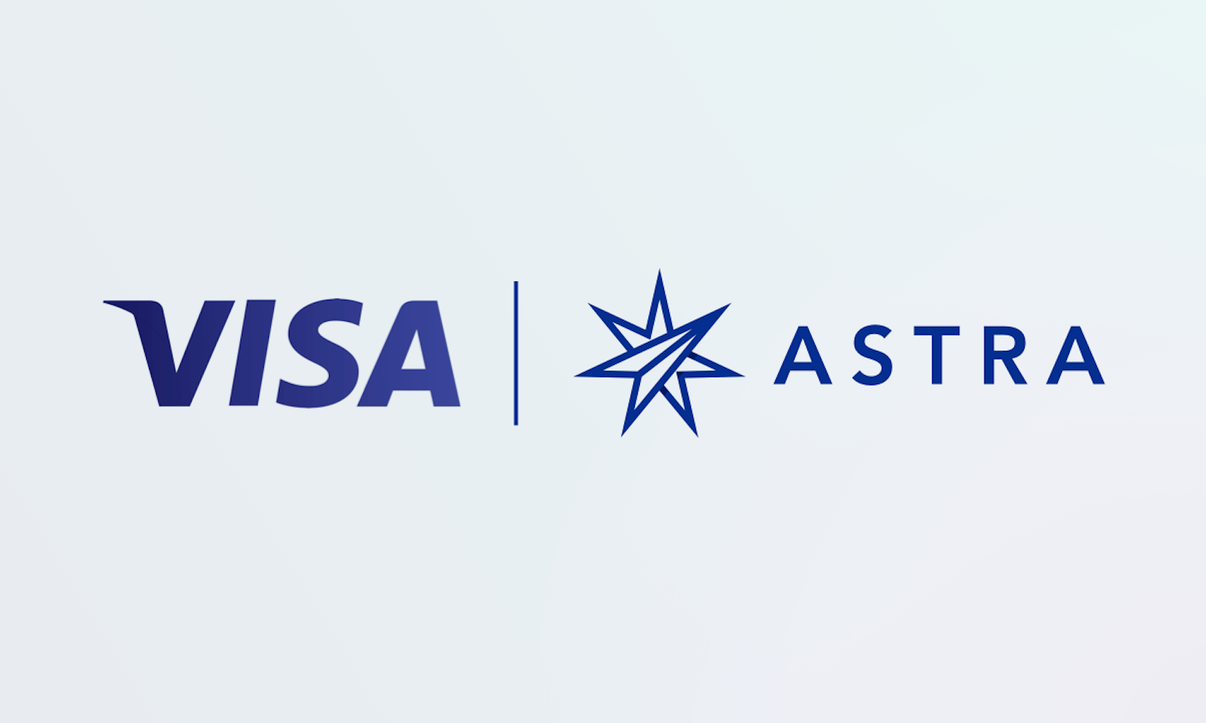 Visa and Astra logos