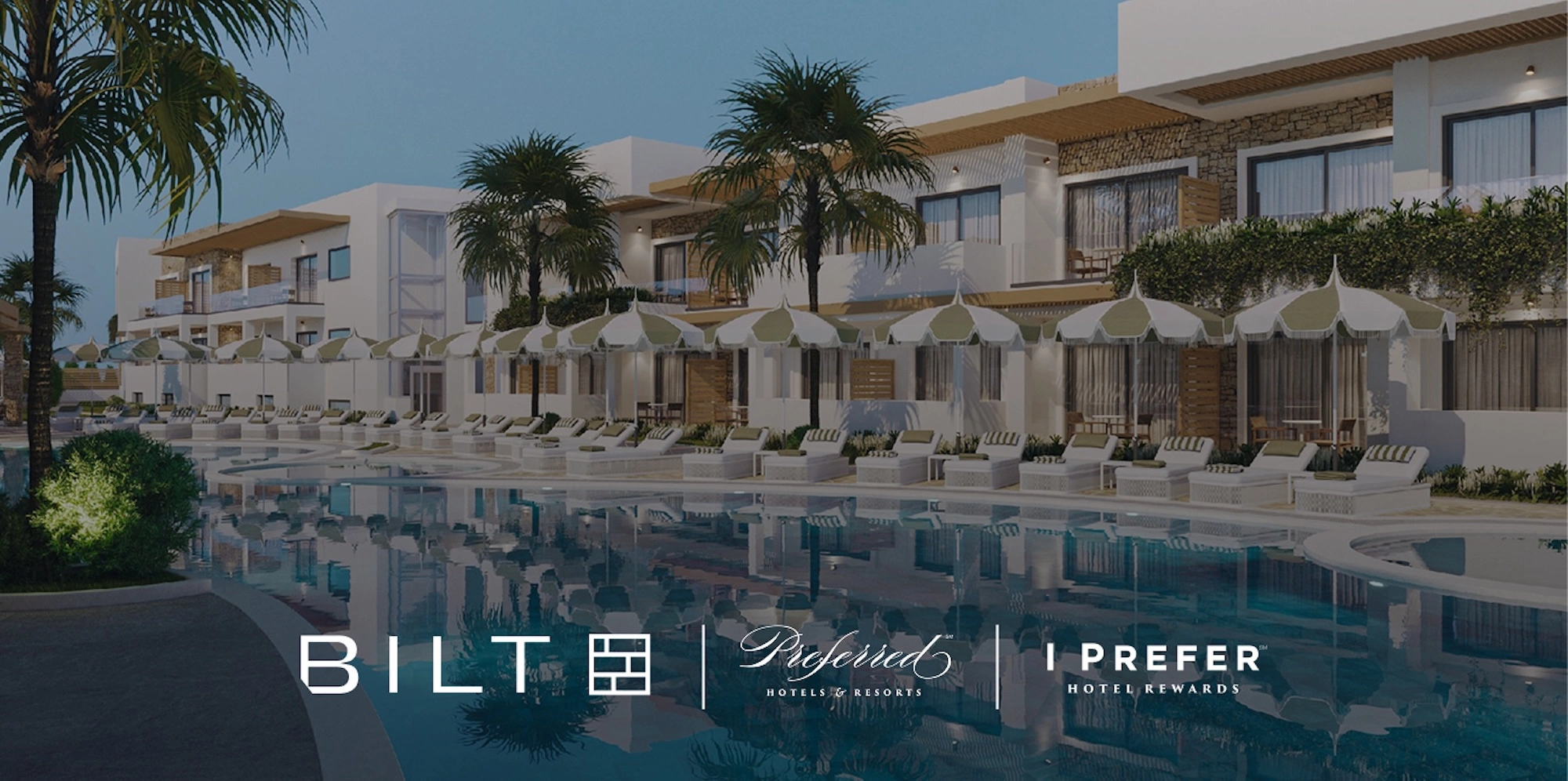Bilt and I Prefer Hotel Rewards logos
