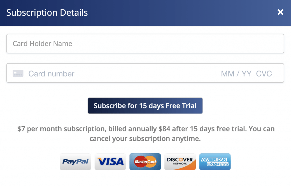 Money Patrol Subscription Details
