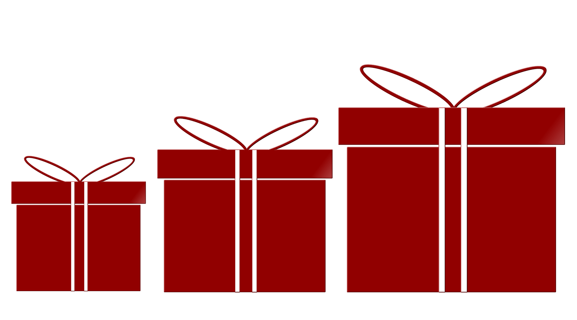 illustration of 3 gift boxes