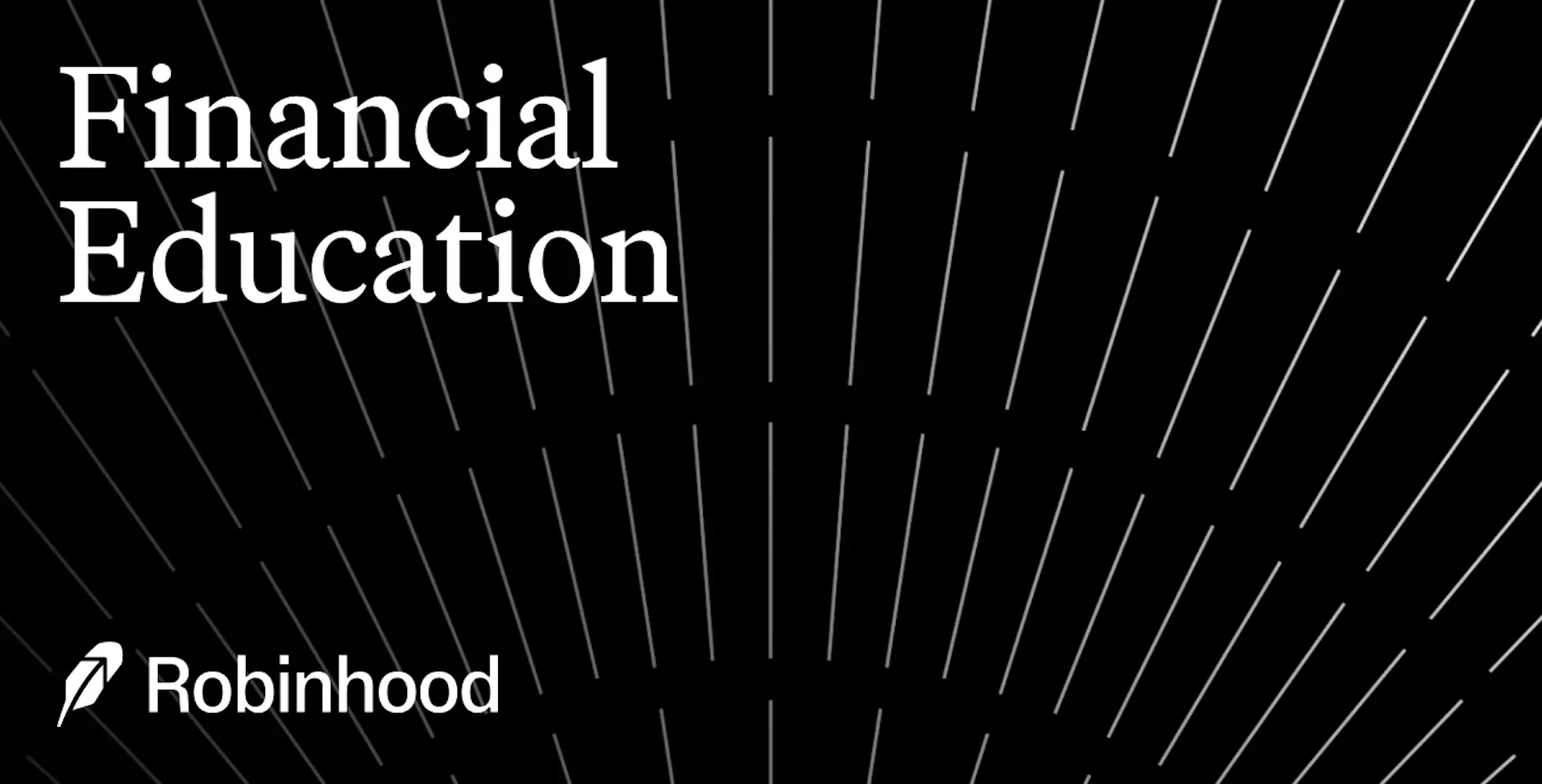 Financial Education and Robinhood logo