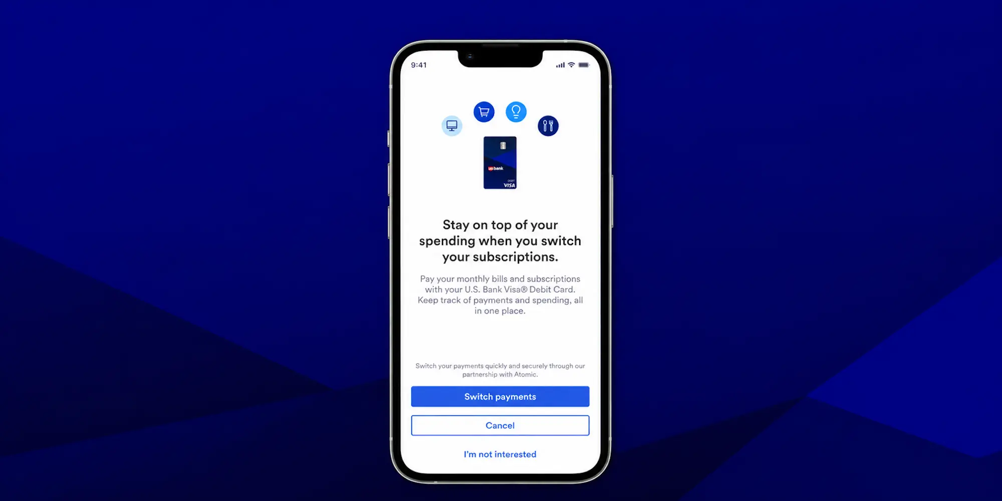 US Bank Payment Switch app